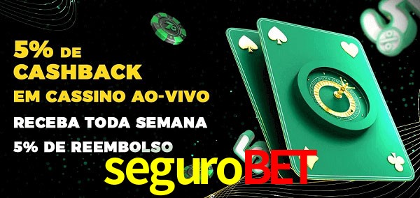 Promoções do cassino ao Vivo segurobet